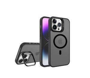 เคสพร้อมเลนส์กล้อง เคสดำใสชาร์จได้ สำหรับ iPhone 16 16Pro 16Plus 16Promax14 15 PRO MAX 13PROMAX เคสแม่เหล็กล่าสุด