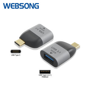 Connector USB Type C Male to USB 3.1 Female OTG 10Gpbs WEBSONG