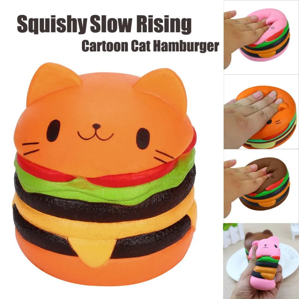 Squishy best sale hamburger cat