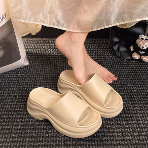 Free Shipping EVA Thick-Soled Slippers For Women 7CM Height-Increasing Sandals Suitable For Summer Wear With A Non-Slip Design And A Soft Sole