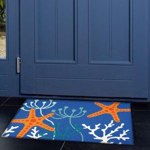 Underwater World Carpet Imitation Cashmere Entryway Mat Kids Bedroom Bedside Decorative Living Room Study Rug 海底世界地毯 仿羊绒玄关地垫 儿童卧室 床边 装饰 客厅 书房地垫 FUNIANQI
