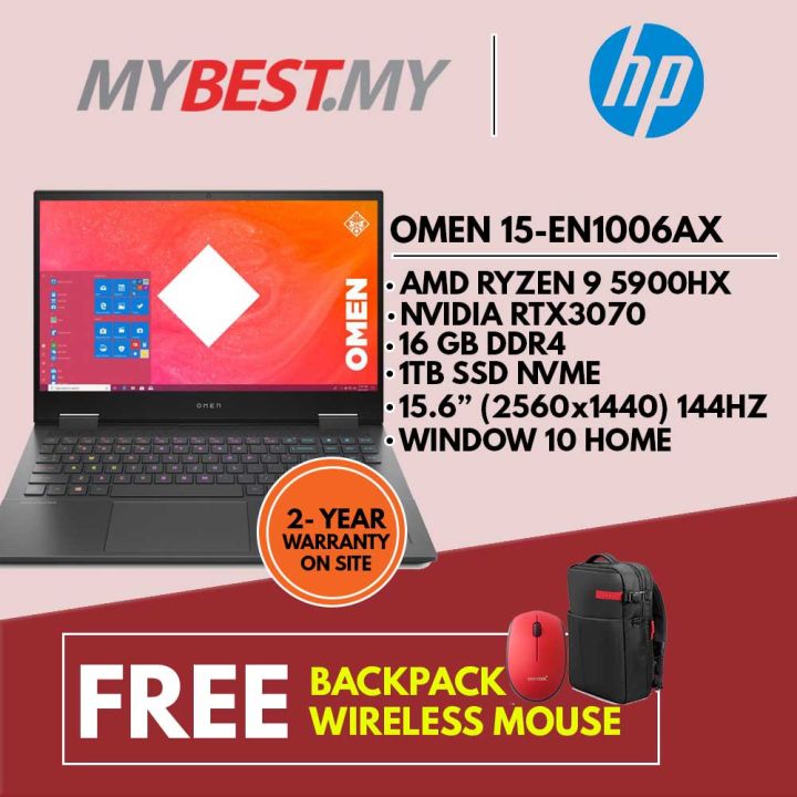 HP OMEN 15-En1006AX QHD 165Hz Gaming Laptop Mica