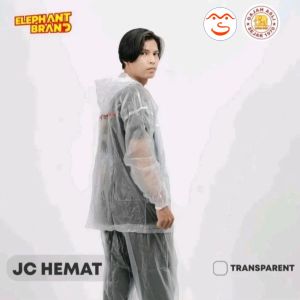 Elephant Brand Jas Hujan Raincoat Jaket Celana PVC Hemat