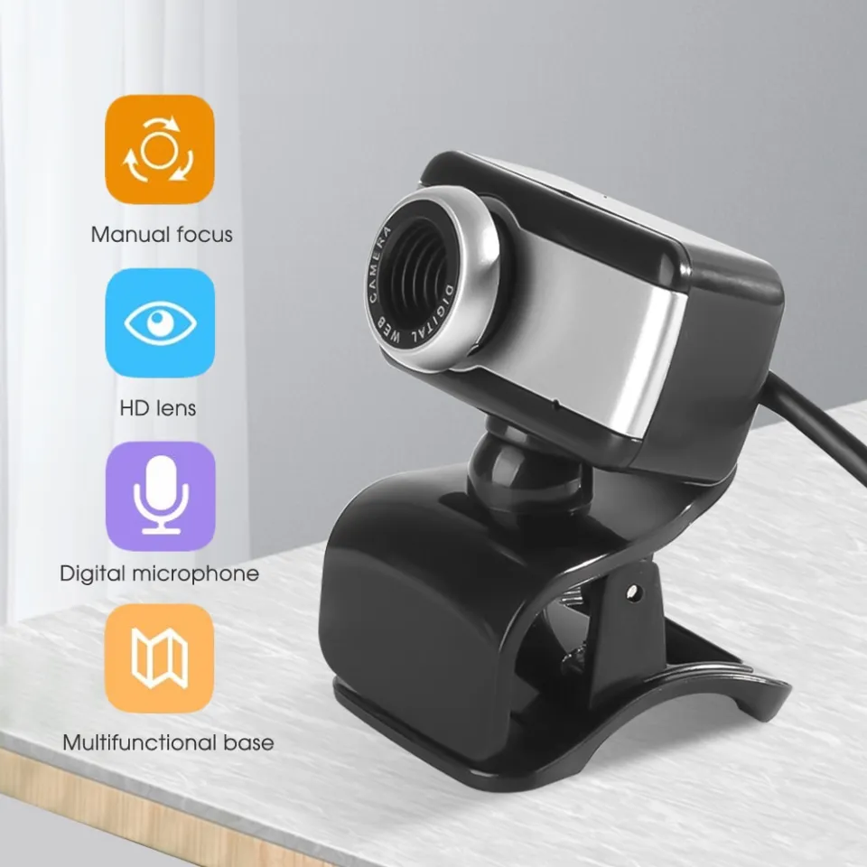 BOKEWU Digital USB Webcam HD Web Camera With MIC Clip-on Webcam