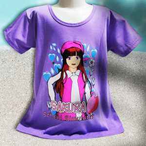 sakuraschoolsimulator// Kaos Anak perempuan Usia 1-12 tahun versi terbaru