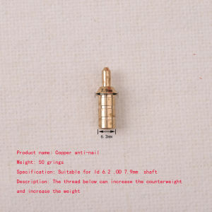 12pcs Copper Nock Pin Anti-Nail 50gn For ID6.2mm OD7.1/7.2/7.4/7.6/7.9mm Shaft Sports equipment fishing accessories