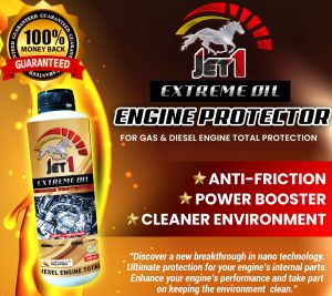 CCB - Jet 1 Extreme Oil Engine Protector Additive Enhancer Booster & Anti Friction Treatment Gas/Diesel 250ML (BUNDLE)