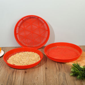 wangyueh Vườn sàng nhựa vườn sifter làm vườn cây giống công cụ cho vườn cát đất phân hữu cơ đá lưới làm vườn công cụ