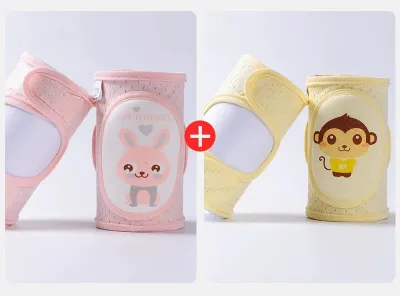 [LocalStock] 2 pairs of Baby Toddler Knee Protector Knee Pad Anti-Slip Crawling Pad Knee Guard Baby Care