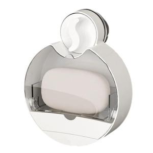 Hộp xà phòng hiện đại với Flips nắp cốc hút mạnh tường chủ sở hữu Đĩa đựng xà phòng tiết kiệm không gian lưu trữ phòng tắm chủ sở hữu Đối với trang chủ