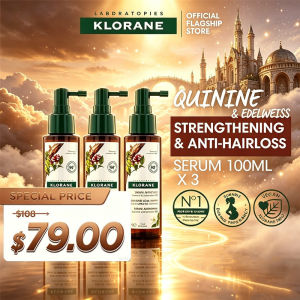 【BUNDLE OF 3】Klorane Hair Strengthening Serum - Reduces Hair Thinning by 67%* - 100ml
