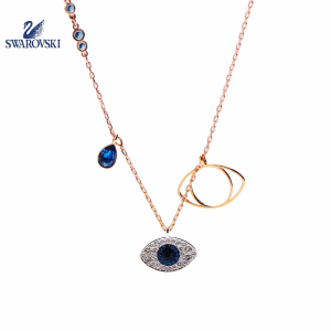 SWAROVSKI necklace Devils Eye necklace SWAROVSKI SYMBOL element Crystal demon clavicle necklace Ladys gift crystal necklace birthday gift Valentines Day gift With gift packaging complete set of packaging