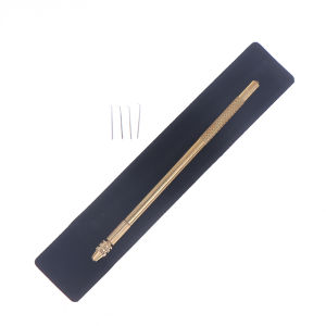 LEI เข็มระบายอากาศสำหรับทำวิกผมทำจากทองเหลืองแบบถอดได้สำหรับทำวิก