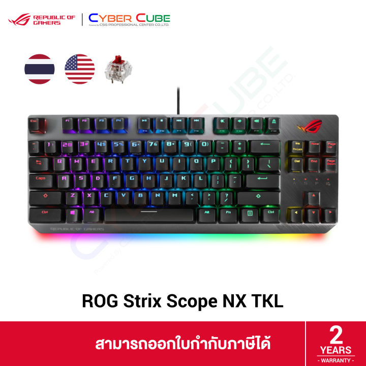 [ CLEARANCE ] ASUS ( MP01N6-BKLA00 ) ROG Strix Scope NX TKL Wired ...