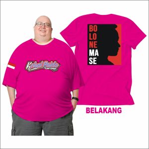 Max Bb 150 Kg Kaos Jumbo Big Size Dewasa BoloNe Mase 2XL Sampai 7XL Pria Dan Wanita Bahan Semi Katun Combed 24s