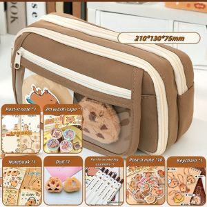 Kotak Pensil 9 Lapis Capibara Tas Alat Tulis Kotak Pensil Kapasitas Besar Tas Pensil Baru Untuk Sekolah Menengah Pertama