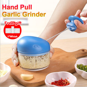 Mini Food Chopper Hand Pull Garlic Grinder Onion Ginger Masher Shredder Vegetable Chili Cutter Slicer