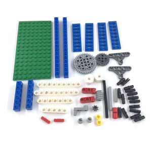 Bricks Programmable remote control robot electric building block science education 9686 puzzle building block Shaking Head Fan childrens toy