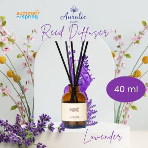 Reed Diffuser Aromaterapi 40ml | Pengharum Ruangan Premium Tahan Lama & Elegan untuk