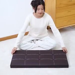110L 2 In 1 Large Capacity Foldable Sofa Storage PU Leather Stool Chair Ottoman Bench  Organizer Bench