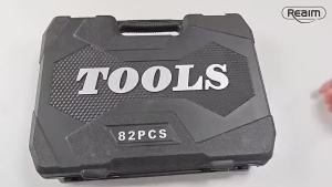 REAIM 82 PCS Tool Set Socket Wrench Set Heavy Duty Tools Set for Motorcycle Car Original