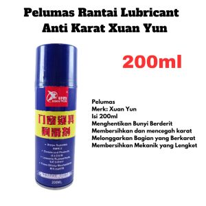 Pelumas Rantai Lubricant 200ml Anti Karat Xuan Yun