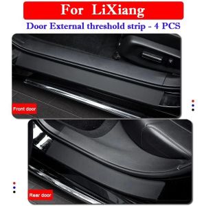 btnx Car Threshold Strip Stickers Door Trunk Anti Scratch Waterproof Decor Film For LiXiang L6 L7 L8 L9 One R7Q2P