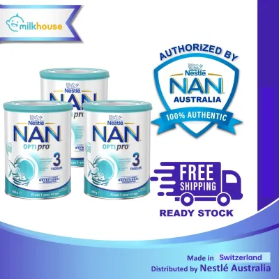 [Ready Stock] Nestle NAN OPTIPRO 3 (800g) Toddler 1+ Year PRO3 NAN 3 Milk Drink Baby Formula Milk Powder Made in Switzerland