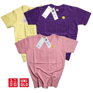Baju kaos anak trendy embos 1-12 tahun cotton soft