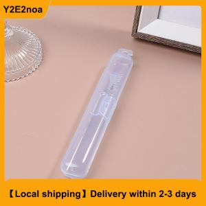 【Local shipping】 1pc Transparent Toothbrush Storage Box Cases Hygienic Travel Portable Holder Container Toothbrush Box Organizer Bathroom Tools