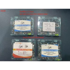 200 PCS 50set/box Single Buccal Tube Dental blue box Buccal Tube 022 1st/2nd Non-Conv