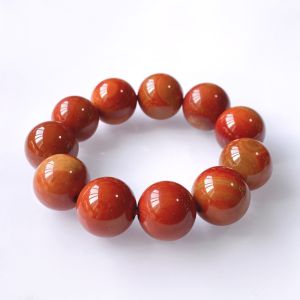 Thousand Crystals and Ten Thousand Beads Natural Zhan Guo Hong Agate Bracelet Light Luxury High-End Mens Jewelry Agate Crystal 2026