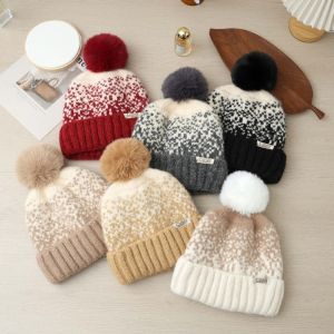 BENYTRO Windproof Knitted Beanie Hat Elastic Thickened Skull Cap Vintage Warm Bobble Hat Winter Season