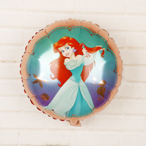 9pcs/Set 18inch Disneys Princess Snow White Foil Balloons For Birthday Party Decoration Anna Elsa Belle Mermaids Cinderellas Balloon Party Supplies Holiday Home Decor Sets Kids Gifts Toys