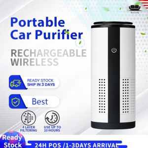 【Malaysia Ready Stock】Portable Home Car Air Purification Disinfectant USB Charging Wireless Negative Ion Purifier High Efficiency Air Filter for PM2.5 Virus Bacteria Smoke and Dust Removal