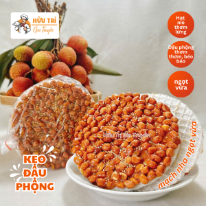 Kẹo đậu phộng thơm giòn không quá ngọt kếp hợp với mè và bánh đa gói 2 cái