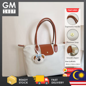 GMSHOP Woman Tote Bag Large Capacity Bag Waterproof Shoulder Bag Handbag Zipper Beg Tangan dan Bahu Wanita Kapasiti Besar