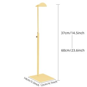 BUUXIAA Gold / Silver Bag Show Shelf Polished Adjustable Metal Display Risers High quality Stainless Steel Wallet Holder Stand Women Bags