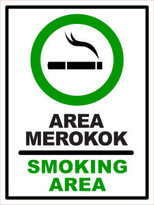 Sticker Stiker Petunjuk Warning Pengumuman dilarang menyanyi dilarang membawa anjing awas ada cctv kasir bayar disini kk291