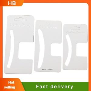 HB 50pcs Display Cards For Hair Claw Clip Paper Card Headdress Card Hair Decoration Package DIY Jewelry Cardboard Package Hair Clips Craft Hang Tag Card