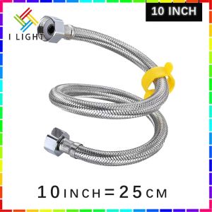（Fast Delivery）Real 304 Stainless Heavy Duty Flexible Hose（1/2*1/2） High Quality Supply Durable
