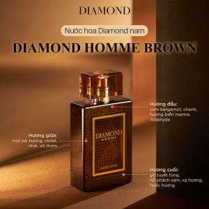 Nước Hoa Nam Diamond Homme hương thơm nam tính sang trọng 45ml