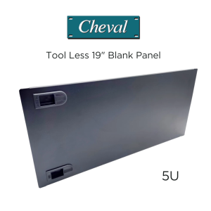CHEVAL Blank  Panel 5U แผ่นปิดช่องว่างระหว่าง U ของตู้  Rack 19” ช่วยให้คุณสามารถควบคุมอุณหภูมิภายในตู้ได้อย่างสมบูรณ์