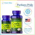 Puritan's Pride Garlic Oil 5000mg, 100/250pcs (Expiry in description). 