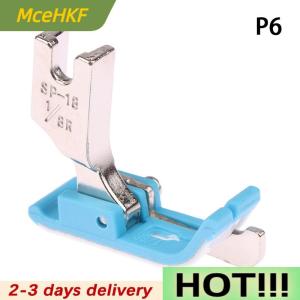 MceHKF 1PC Plastic SP-18 edge presser foot embedded line presser foot flat car plastic beef tendon edge presser foot sewing accessories