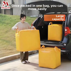 Large Capacity Moving Packaging Bag Oversized Clothing Storage Waterproof Luggage Bags Blanket Container Quality Zipper