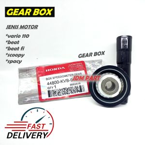 PAKET GIR BOX + TALI KILO METER VARIO 110 / BEAT KARBU /BEAT FI / BEAT POP / SCOOPY / SPACY / GIR BOX / GIR BOK 1 SET / GIGI SPIDO / SPEEDO METER / KABEL GEAR BOX KILO METER /TALI SPIDO METER GEARBOX KVB / KVY