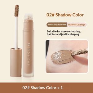 GUERBEIS สเตอริโอเงาจมูกคอนทัวร์แบบแท่งเซรั่มหอยทากลดรอยแผลเป็นสดใสดินสอไฮไลต์