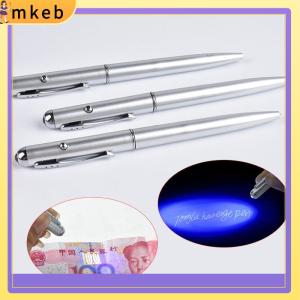 MKEB มัลติฟังก์ชั่น ปากกาเมจิก แสงส่องสว่าง ปากกาลูกลื่น รูปวาด Pecil ปากกาหมึกซึมที่มองไม่เห็น หลอด ปลอม