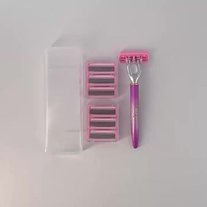 Dao cạo an toàn 3 lớp cho lông vùng kín phụ nữ dao cạo an toàn bằng thép không gỉ đầu dao cạo thay thế